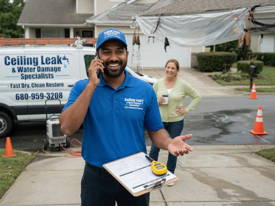 Ceiling Leak Cleanup Sulphur Bluff, TX FAQs